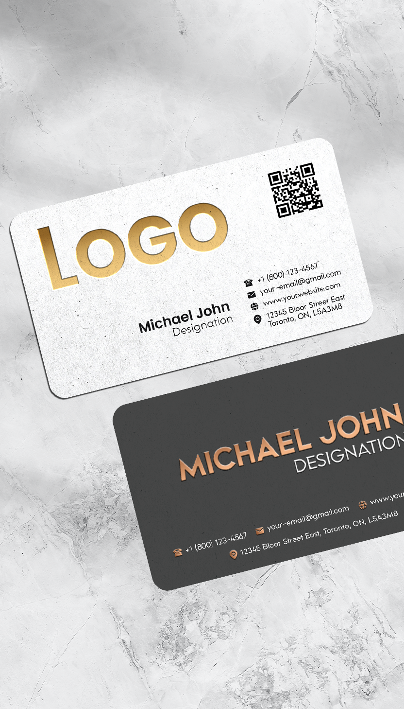 Premium Embossed Business Card