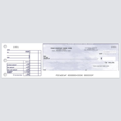 Regular Cheque 1 in 1 Page (W438)